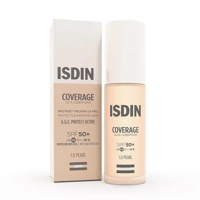 Cobertura ISDIN SPF 50+.